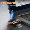 Oblinple SD Card Reader, USB 3.0 Memory Card Adapter, High Speed Card Adaptor Support Micro SD SDHC SDXC MMC, Compatible with Macbook Pro, PC, Laptop, Android, Windows