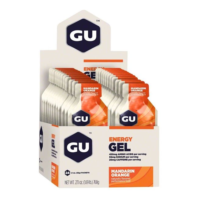 GU ORIGINAL ENERGY GEL : MANDARIN ORANGE - Box of 24