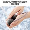 Elecom HCK-FBHGY Stretch Ball, Office Stretch, Hard, Ellipse, Round Type, Gray