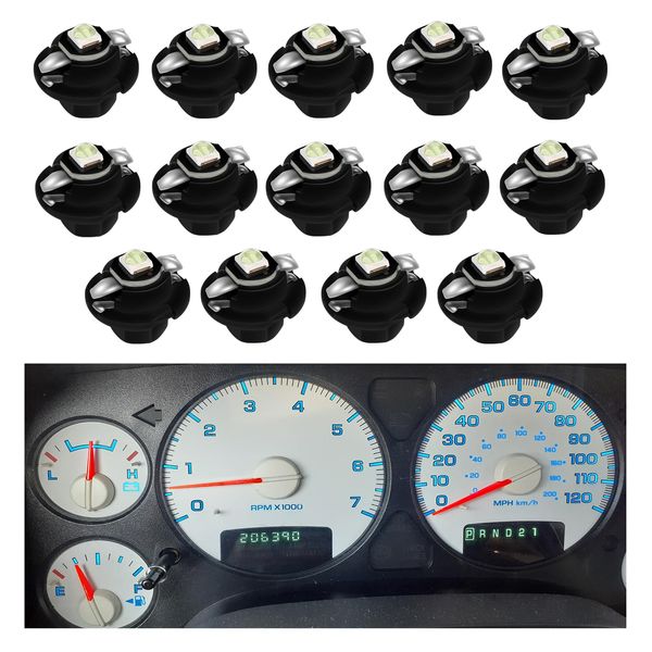 MbuyDIY Ice Blue LED Lights Bulbs for Instrument Gauge Cluster Panel Speedometer Compatible with 2002-2006 Dodge Ram 1500 2500 3500 Pickup Truck