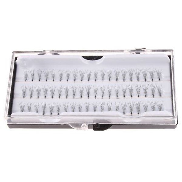 Box of 60 Individual False Eyelashes Eyelash Extensions in Short, Medium & Long