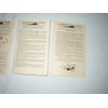INSTRUCTIONS OIL DRUM LOADER,718 MAIL CAR,MOTOR SHEETS,AIR CHIME +MORE #W-20