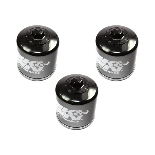 Oil Filter Set of 3 K&N KN-177 for Buell