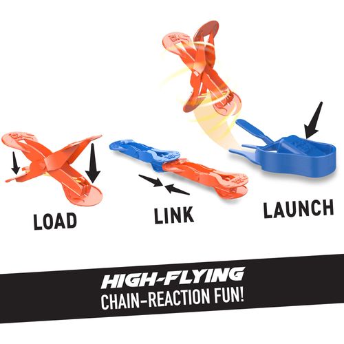 John Adams | ZipLinx - Jump Set: high-flying chain-reaction fun! | Jumping Domino Action | Domino and Tile Games | Ages 6+