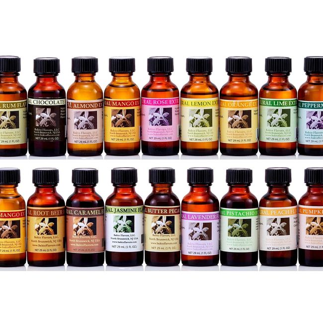 Bakto Flavors - Natural Flavors & Extracts - PICK YOUR OWN FLAVORS - Box of 5 (1 OZ Bottles)