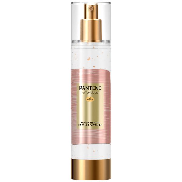 Pantene Effectless Quick Repair Capsules, Vitamilk, Damage Repair, Patty, Ribbing, Spread-Free, Non-rinse Treatment, 3.2 oz (90 g)