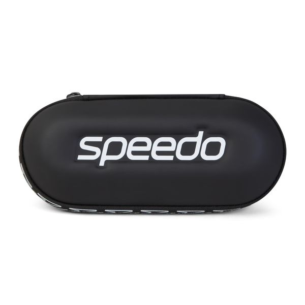 Speedo Unisex Adult Swimming Goggles Case | Storage | Protection Swimming Goggles, Pantone Black, One Size