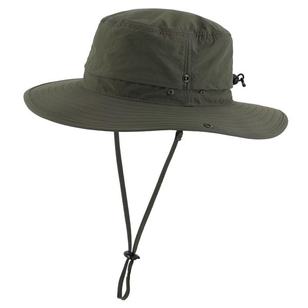 Connectyle Outdoor SPF 50+ Boonie Sun Hat for Men Waterproof Safari Fishing Hiking Hat Army Green