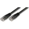 CAT6 Lead, 2M, Black, Ethernet Cables & Assemblies Qty X 1