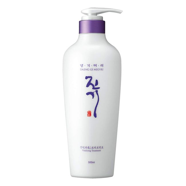 Daeng Gi Meo Ri- Jin Gi Vitalizing Treatment, 100% Domestic Oriental Herb, Providing Moisture to Frizzy and Split Hair, Smooth and Shiny Hair, 500ml