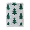 SKL Home Fall/Winter Holiday Trees Bath Towel, Green/White