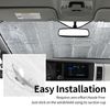 Alien Tree Car Sun Shade Windshield Sunshade Foldable Front Window Shield Cover for Truck SUV