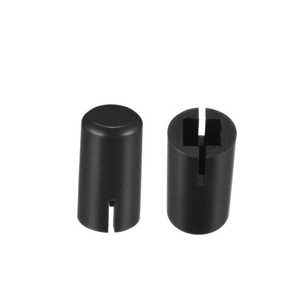 sourcing map 50pcs Tactile Push Button Switch Caps 5x9mm for 6x6x7.3mm Micro Tactile Switch Black