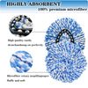 4Pack Mop Replace Heads Compatible for O Cedar, Spin Mop Refill Head Replacement for RinseClean 2-Tank System - Fluffy Microfiber, Machine Washable and Easy to Replace