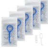 5 Pcs Clear Aligner Removal Tool Kit - Portable Retainer Remover Hook for Invisible Braces, Aligners & Retainers - Easy Pull Tool Kit(Bule)