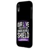 Migraine And Headache Awareness Unbreakable Shield Case for iPhone XR