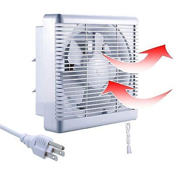 SAILFLO 8 Inch Window Shutter Exhaust Fan with Reversible Airflow, 176CFM 25W...