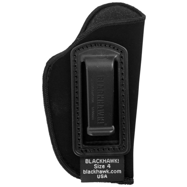 BLACKHAWK! Nylon Inside The Pants Holster, Size 04, RH, Black (73IP04BK)