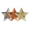 Metallic Star Shaped Paper Party Plates (x8)