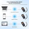 Sumicor Wireless Barcode Scanner, Portable Mini Bluetooth Reader 1D Laser Scanner with Battery Level Indicator Small UPC Bar Code Scanner for Library Inventory