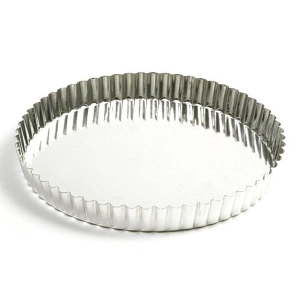 Norpro 9.5 Inch Quiche Tart Pan with Removable Base, Silver