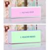 phalatina Nail File Polishing Care Block Nail Buffer File Shine Sponge, Men's, Women's, Easy, Lightweight, Convenient (Pack of 2)