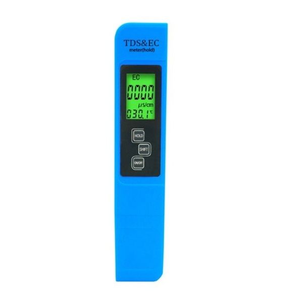 Water Quality Meter PH Meter Water Quality Test TDS EC Temperature Meter Digital LCD Water Test Pen PH Tester Professional 3 in 1 Purity Filter Water Quality, [01] White Backlight