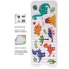 Generic Non-Slip Dinosaur Kids Bath Mat, 100cm x 40cm, Multicoloured, Rectangular, Rubber