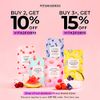 Lip Mask, Cherry Vegan Collagen by Vitamasques, 3-Pack - Lip Plumper is Moisturizing, Repairing for Dry & Chapped Lips - Nourishing & Hydrating - Wild Cherries & Hyaluronic Acid - Vegan & Cruelty-Free