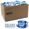  Zero Calorie Aspartame Blue Sweetener Packets, 2000 Count