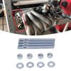 Carburetor Studs Set, High Efficiency Carb Stud Sturdy 3.5in with Spacers for 516in Threads Intake Manifold