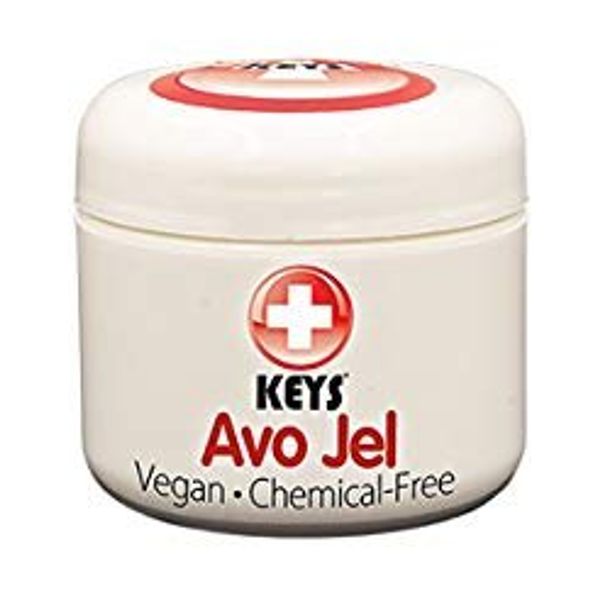 Keys Avo Jel All Natural, Vegan, Chemical-Free Alternative Naturals Petroleum Jelly Free Skin Protectant made from Pure Organic Jellied Avocado Oil, No Wax, No Synthetic Ingredients, 2 ounces