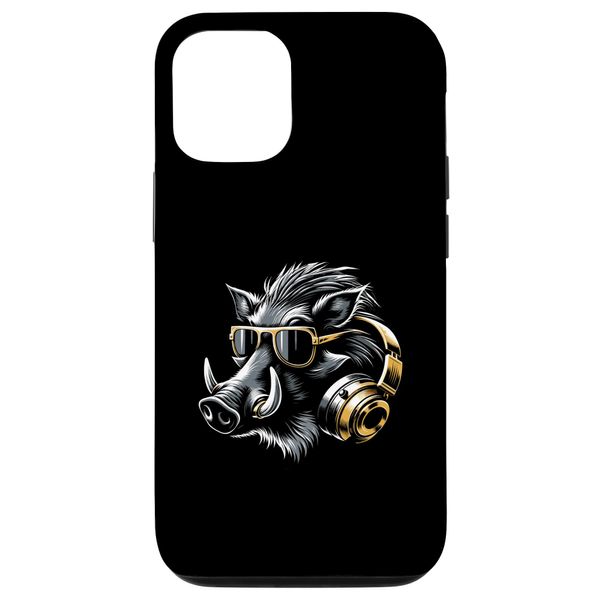 iPhone 14 Warthog With Sunglasses And DJ Headphones Case
