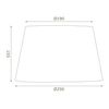 Oaks Lighting Cotton Drum Shade, 10-inch, Wine, Fabric
