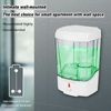 2x Automatic Liquid Soap Dispenser 700ML IR Sensor Wall Mount Gel/Soap Container