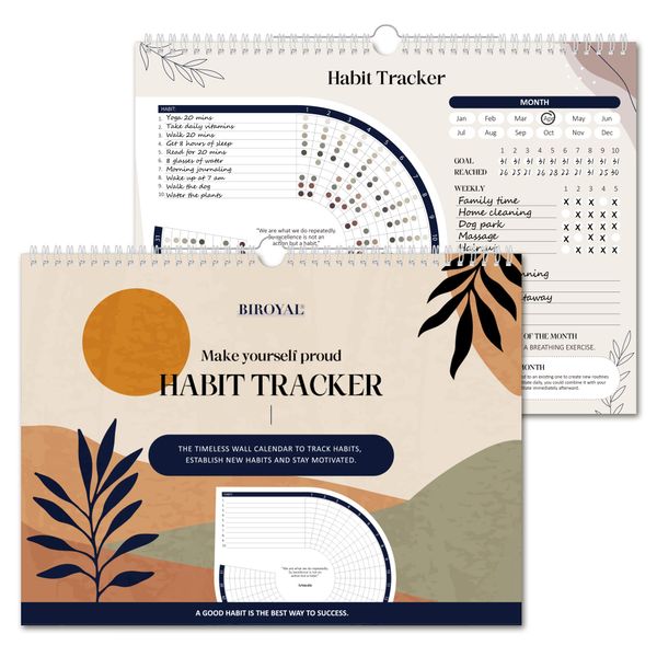 Habit Tracker Calendar (Orange)