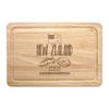 Rugby New Zealand Rectangular Wooden Chopping Board