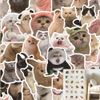 100 Pcs Doodle Stickers DIY Cat Stickers Idea Cup Computer Guitar Notebook Tool Box