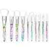 Makeup Brushes, Set of 10, Makeup Brushes, Face Brushes, Foundation Brushes
