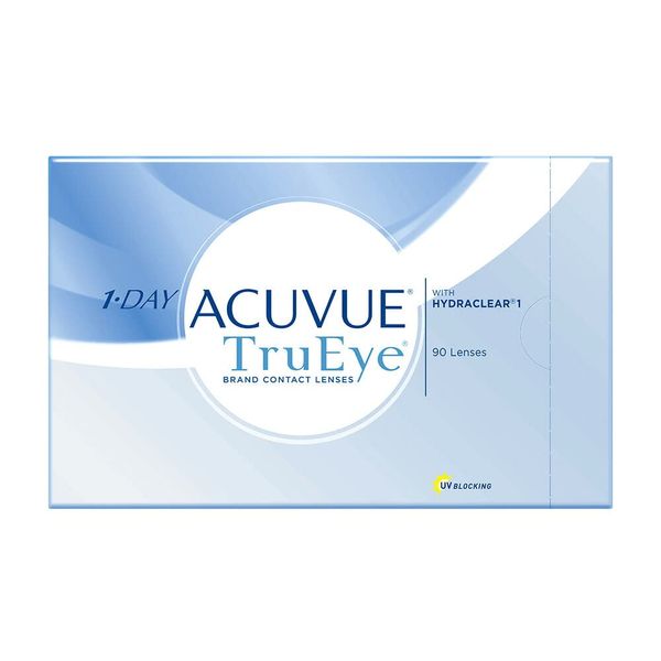 1DAY Acuvue True Eye [BC] 9.0 [PWR] -1.25 90 pieces