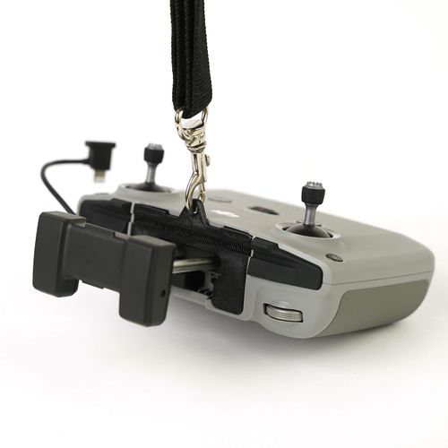 3dquad Strap Plate/Attachment for DJI Mini 2 Transmitter, Carrying Strap, Lanyard, Strap (Black)
