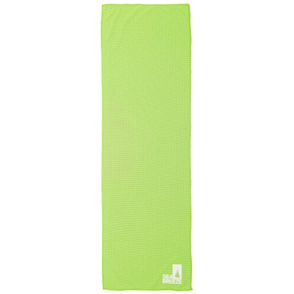 (Sea Breeze) Cool Towel, UV Protection, 95 x 30 cm, 1 piece, Outdoor, Cool, Quick-drying, Green