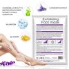 Foot Peel Mask 3 Pack, Foot Masks Callus Remover, Exfoliating Exfoliating Exfoliating Calluses Dry Dead Skin, Baby Soft Smooth Touch Feet-Men Women Exfoliating Foot Peel Mask (Lavender)