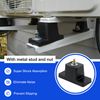 Laofudech Rubber Vibration Isolator Mounting Bracket Air Conditioner Mounting Bracket for Outdoor Mini Split Air Conditioner Condenser 4Pack