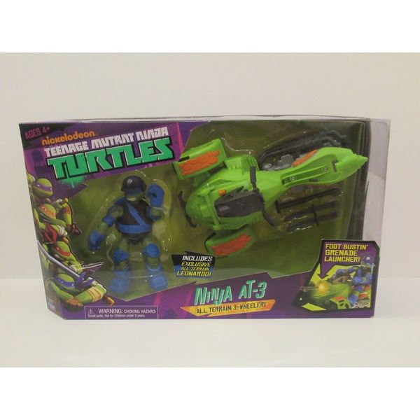 Teenage Mutant Ninja Turtles TMNT Nickelodeon Ninja AT-3 & All-Terrain Leonardo