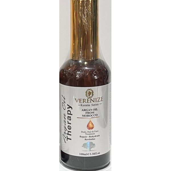 VERENIZE ARGAN OIL FROM MOROCCO  BODY, HAIR & FACE TREATMENT  3.38 OZ