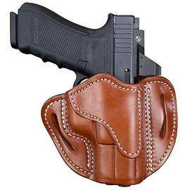  1791 Gunleather 1911 Holster - Thumb Break Leather Holster -  Cocked and Locked Carry - Right Hand OWB Holster for Belts - Fit 4 and 5  Barrels (Classic Brown) : Sports & Outdoors