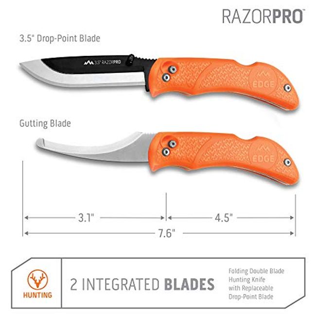 Outdoor Edge Razor Blaze 3.5 inch Hunting Knife for sale online