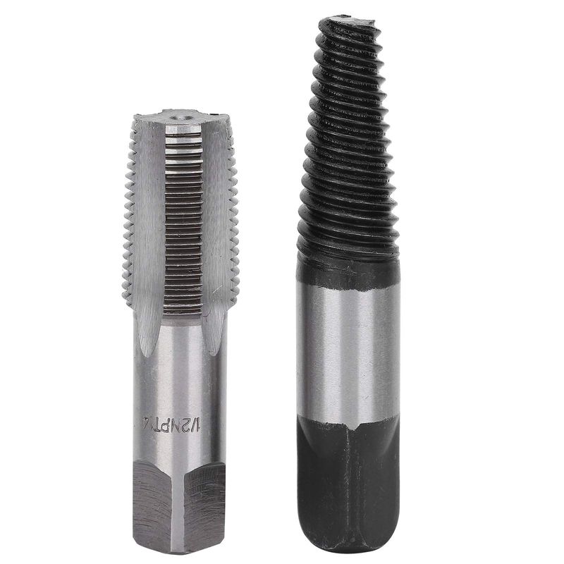 Screw Extractor Set, Stripped Screw Extractor, 1/2in Thread Easy Out ...