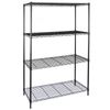 2PCS 4-Tier Metal Wire Shelf Rack Storage Shelving Unit Organizer for Kitchen 